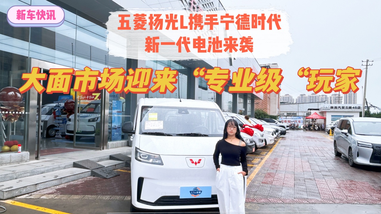 五菱扬光L携手宁德时代 新一代电池来袭 大面市场迎来“专业级”玩家